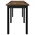 klupa Dimni hrast 160 x 35 x 45 cm Konstruirano drvo