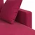 Sofa Vinska crvena 228 x 134 x 80 cm Baršun