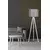 Opviq Podna lampa 106, Belo-siva