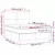 Vidaxl Box spring postelja z vzmetnico temno siva 140x200 cm blago
