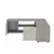 HANAH HOME TV polica Rosa Grey Travertine