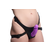 Strap U Double Charmer Silicone Double Dildo with Harness Purple