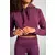 STRIX Ženski duks Essential Cropped Hoodie Plum