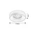 Rabalux Plafonjera Luiza, GU10 1x25W, D10cm