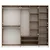 Hanah home Ormar Elina 232x208x52cm Belo-Bež