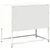 TV ormarić crni 68x39x60,5 cm bijeli