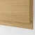 METOD / MAXIMERA Podni element s 3 fioke, bela/Voxtorp im. hrastovine, 40x60 cm