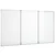 Magnetna bijela ploča sklopiva 120 x 80 x 1,7 cm aluminijska
