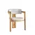 Hanah Home Trpezarijska stolica CO-044, 58x76x49 cm, Bela
