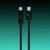 Kabl AVAX CB654 Pulsey / USB-C to USB-C / 60W / 1m braided / Gray