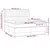 Vidaxl Box spring postelja z vzmetnico roza 180x200 cm žamet