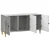 TV ormar Betonska siva 99 x 34,5 x 50 cm Konstruirano drvo