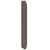 vidaXL Ušesni vzglavnik Rjava 80 x 16 x 4 cm PVC
