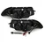 OEM Kristalni farovi Angel Eyes Opel Astra F (94-99), Crni
