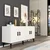 Hanah Home Konzola Plus, 150x79x40 cm, Bela