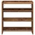 Stalak za cipele boja staro drvo 60x25x62 cm konstruirano drvo