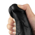 LoveToy Real Softee Rechargeable Vibrating Dildo 10.5 Black