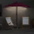 Vrtni suncobran Bordeaux Crvena 294 x 150 x 223 cm