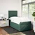 Vidaxl Box spring postelja z vzmetnico temno zelen 90x190 cm žamet