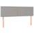 vidaXL Box spring postelja z vzmetnico svetlo siva 140x200 cm blago