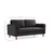 ATELIER DEL SOFA Sofa dvosed Rome Black