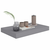 Plutajuće zidne police 4 kom sive 40 x 23 x 3,8 cm MDF