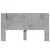 Krevetna ploča s LED-om s policom Beton 180 x 16,5 x 103,5 cm
