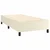 Vidaxl Box spring postelja z vzmetnico krem 90x190 cm umetno usnje