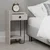Hanah Home Noćni ormarić Sirius 32x61x30cm Krem