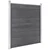Vidaxl Vrtna ograja WPC 526x186 cm siva