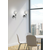Ozzo Zidna Lampa 1X40W E14 Chrome Transpoarent Glass