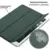 Maska za tablet na preklop Stripes za Samsung Tab A9/ X110, Zelena