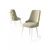 Hanah Home Set stolica Newa, 46x94x46 cm, 2 komada, Krem-bele