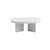 Hanah Home Klub sto Cream 92x35x92cm Sivi