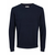 JACK & JONES Pulover JJEBASIC KNIT V-NECK, modra