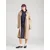 GANT Majica temno modra/bela