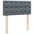 Vidaxl Box spring postelja z vzmetnico temno siva 80x200 cm žamet