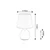 Rabalux Stona lampa od keramike Ingrid, E14, 26cm, Bež