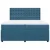 vidaXL vidaXL Box spring postelja z vzmetnico modra 200x200 cm žamet, (21309618)