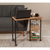 Hanah home Klub sto Melin 70x63x76cm Bež-Crni