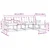 Set vanjskih sofa s jastukom 5 pcs Bijela i crna