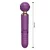 SuperLove 3in1 Ultimate Suction Pulsation Thrusting Massage Wand Purple