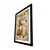 WallXpert uramljena slika 3752HALCT-001, natpis Trick or Treat sa dva duha i bundevom u retro stilu, 37 x 52 cm, crni ram