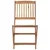 Sklopive vrtne stolice s jastucima 4 kom od bagremovog drva