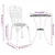 Vidaxl Vrtnik Bistro Set 3 szt. Bronasta Aluminij