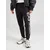 EA7 Emporio Armani Hlače črna/bela