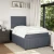 Vidaxl Box spring postelja z vzmetnico temno siv 120x190 cm žamet