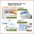 Datouren Stona LED lampa, 5W, Bela