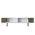 Hanah Home TV Komoda Gold Line, 180x48x30 cm, Belo-Zlatne boje