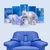 Wallity 5PMDFNOEL 6 Dekorativne slike, 5 slika